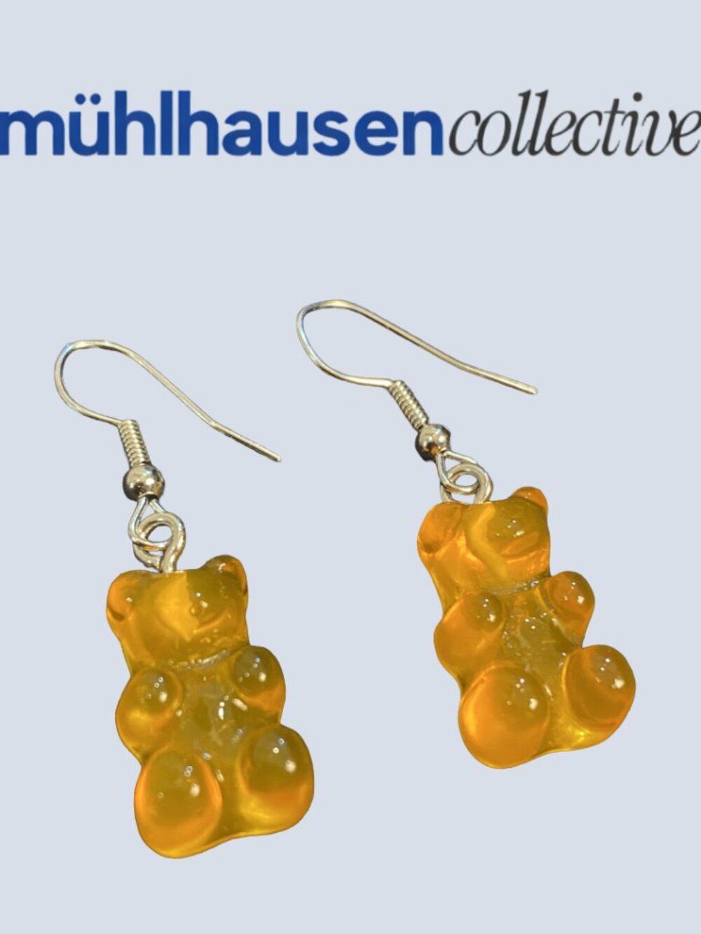 mühlhausen collective Gummy Bear Dangle Earrings - Amber